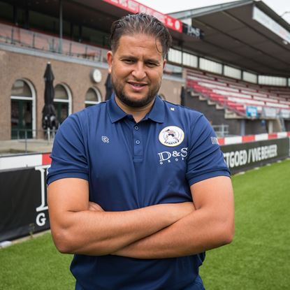 Afbeeldingen van PRESENTATIE POLO BLAUW JUNIOR