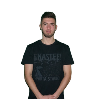 Afbeeldingen van T-SHIRT HET KASTEEL ZWART