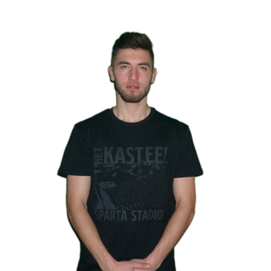 Afbeelding van T-SHIRT HET KASTEEL ZWART