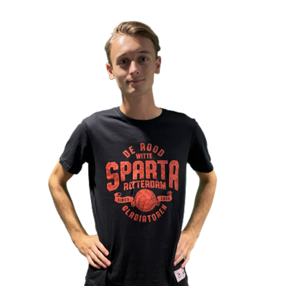 Afbeeldingen van T-SHIRT ROOD-WITTE GLADIATOREN