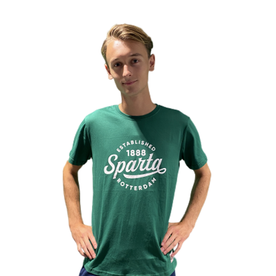 Afbeelding van T-SHIRT RETRO GROEN